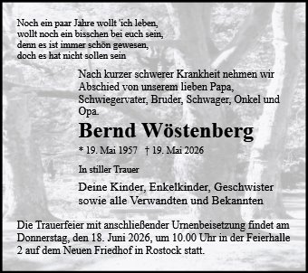 Bernd Wöstenberg