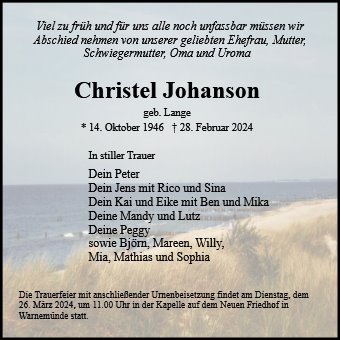 Christel Johanson 