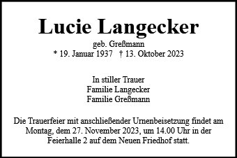 Lucie Langecker