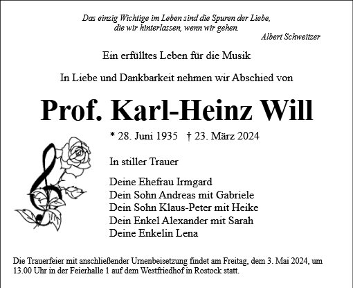 Karl Heinz Will