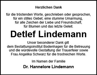 Detlef Lindemann
