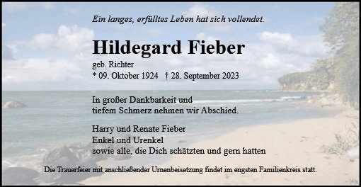 Hildegard Fieber 