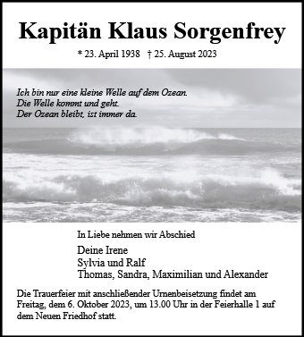 Klaus Sorgenfrey