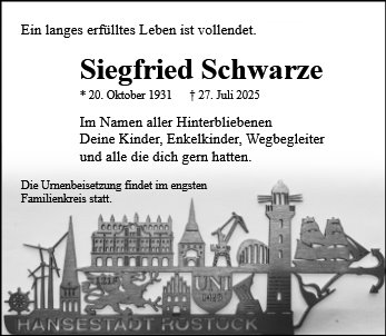 Siegfried Schwarze