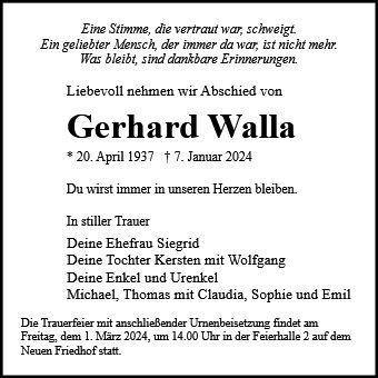 Gerhard Walla