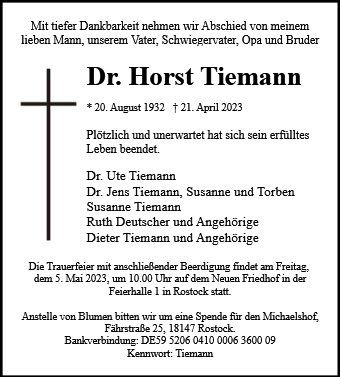 Horst Tiemann