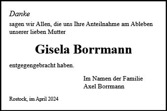Gisela Borrmann