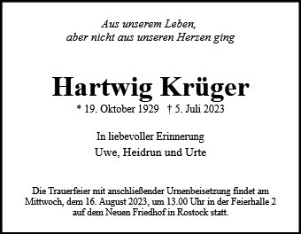 Hartwig Krüger
