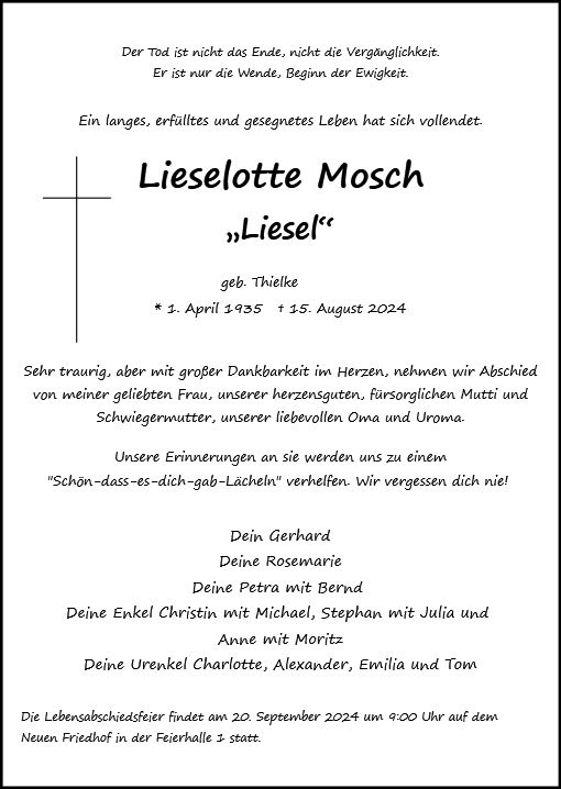 Lieselotte Mosch