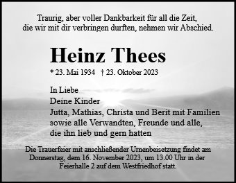 Heinz Thees