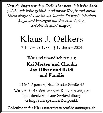 Klaus Joachim Oelkers