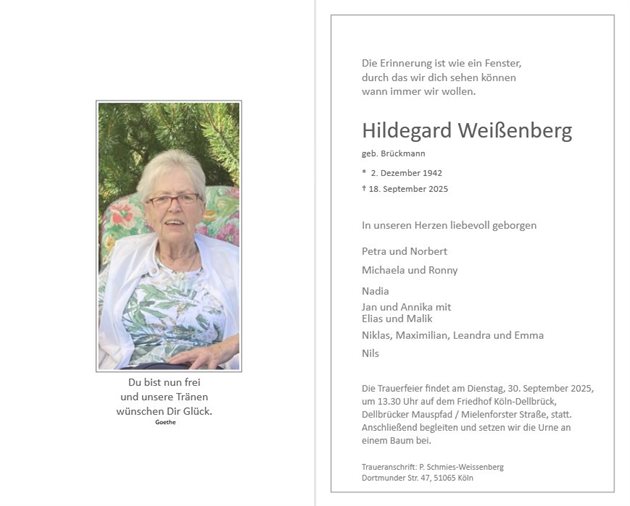Hildegard Weißenberg