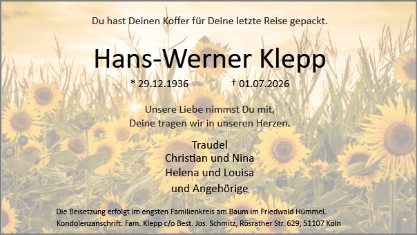 Hans-Werner Klepp