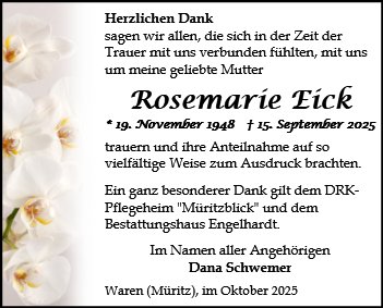 Rosemarie Eick
