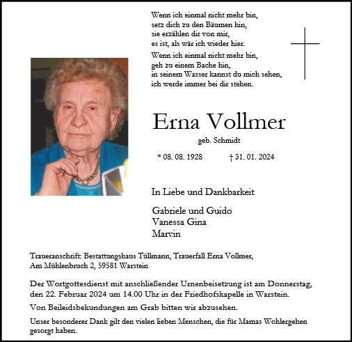 Erna Vollmer