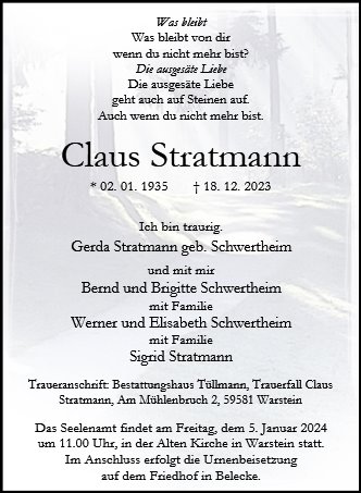Claus Stratmann