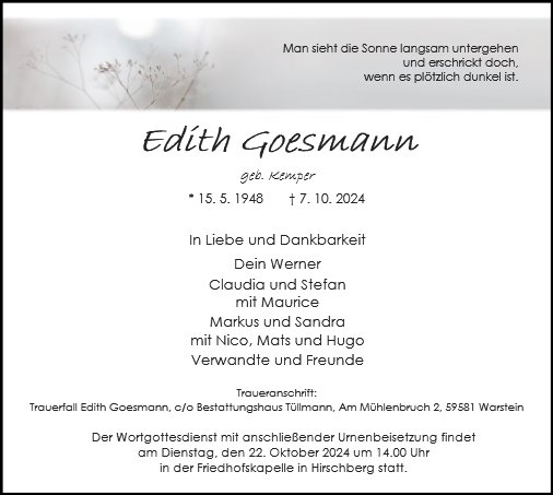 Edith Goesmann