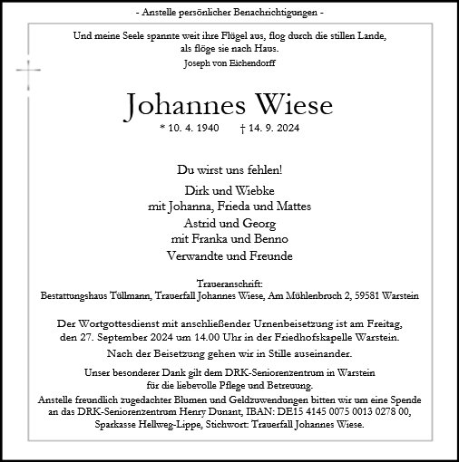 Johannes Wiese