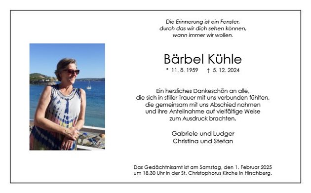 Bärbel Kühle