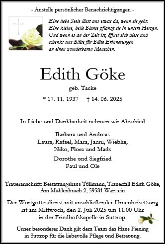 Edith Göke
