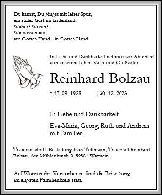 Reinhard Bolzau
