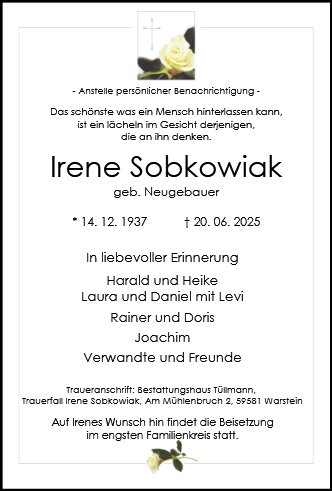 Irene Sobkowiak