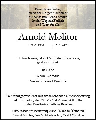 Arnold Molitor