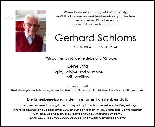 Gerhard Schloms