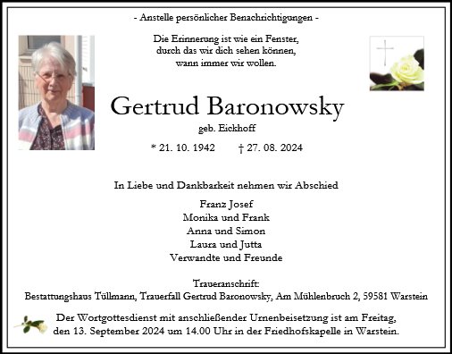 Gertrud Baronowsky