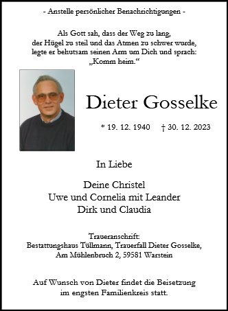 Dieter Gosselke