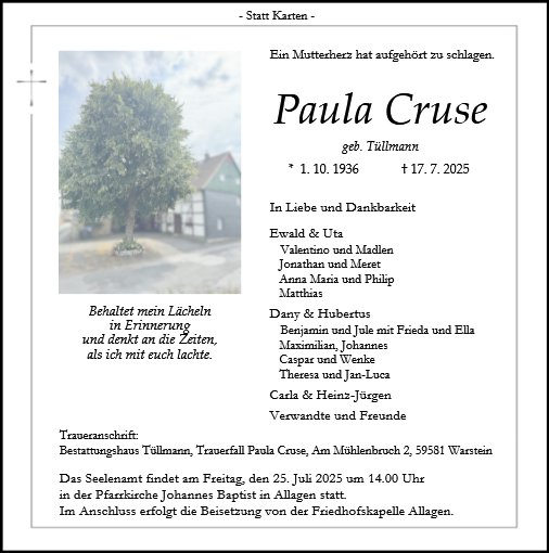 Paula Cruse