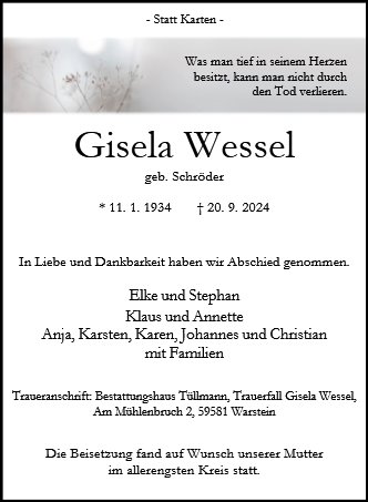 Gisela Wessel