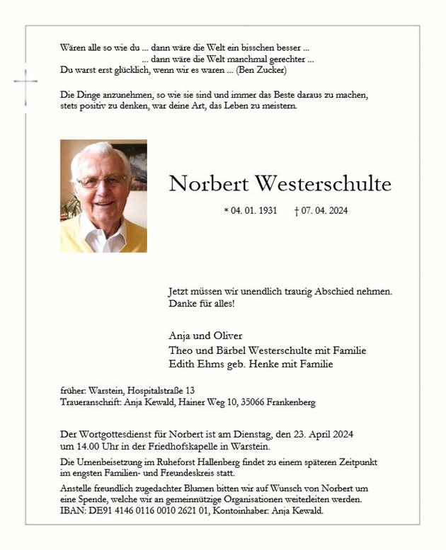 Norbert Westerschulte