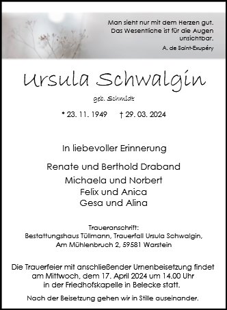 Ursula Schwalgin