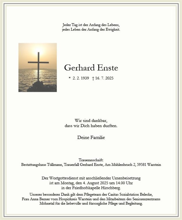 Gerhard Enste