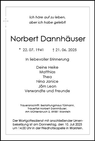 Norbert Dannhäuser