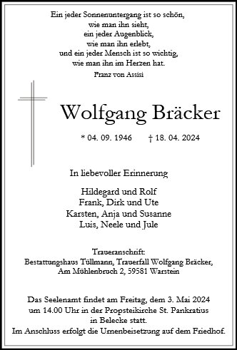 Wolfgang Bräcker