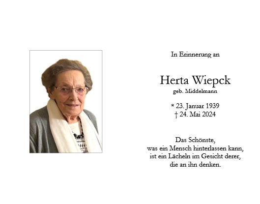 Herta Wiepck