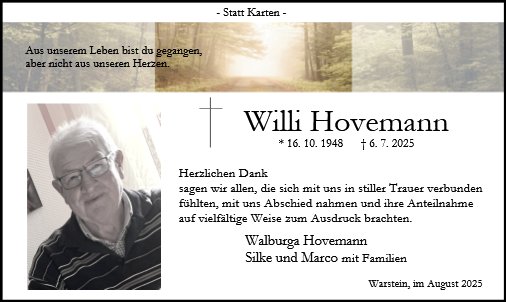 Willi Hovemann