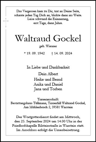 Waltraud Gockel