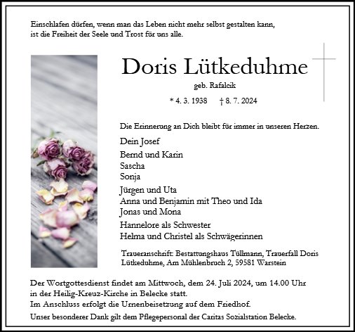 Doris Lütkeduhme