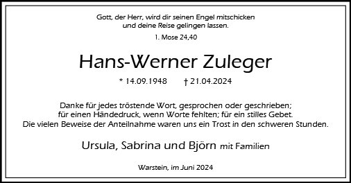 Hans-Werner Zuleger