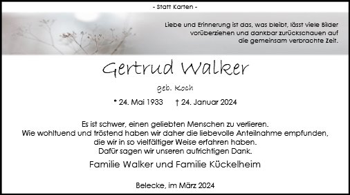 Gertrud Walker