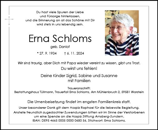 Erna Schloms