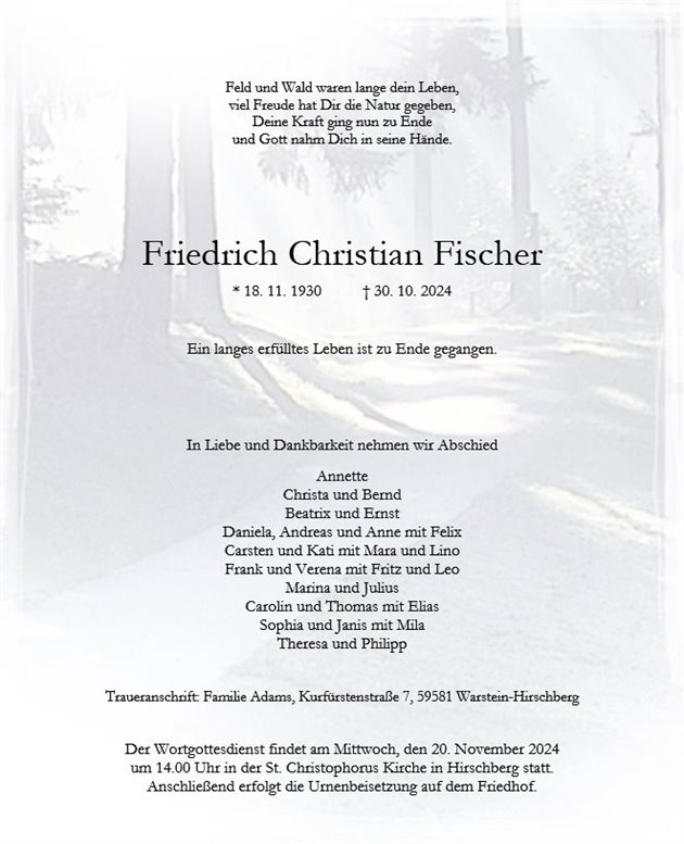 Friedrich Fischer