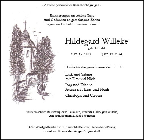 Hildegard Willeke