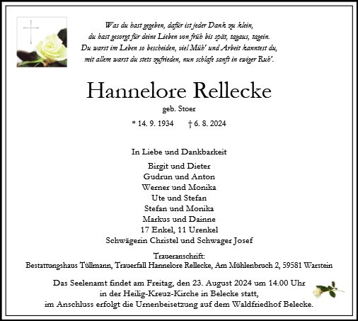 Hannelore Rellecke