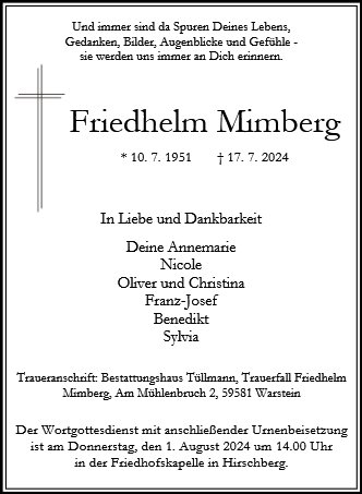 Friedhelm Mimberg