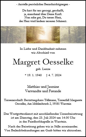 Margarete Oesselke