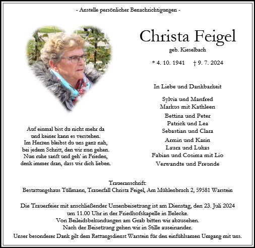 Christa Feigel